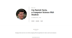 Desktop Screenshot of patrickvarin.com